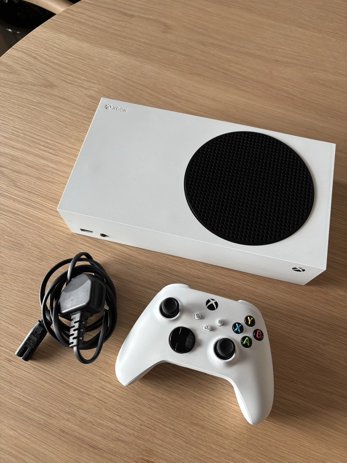 Microsoft Xbox Series S 512GB White Game Console with Controller and Cables
