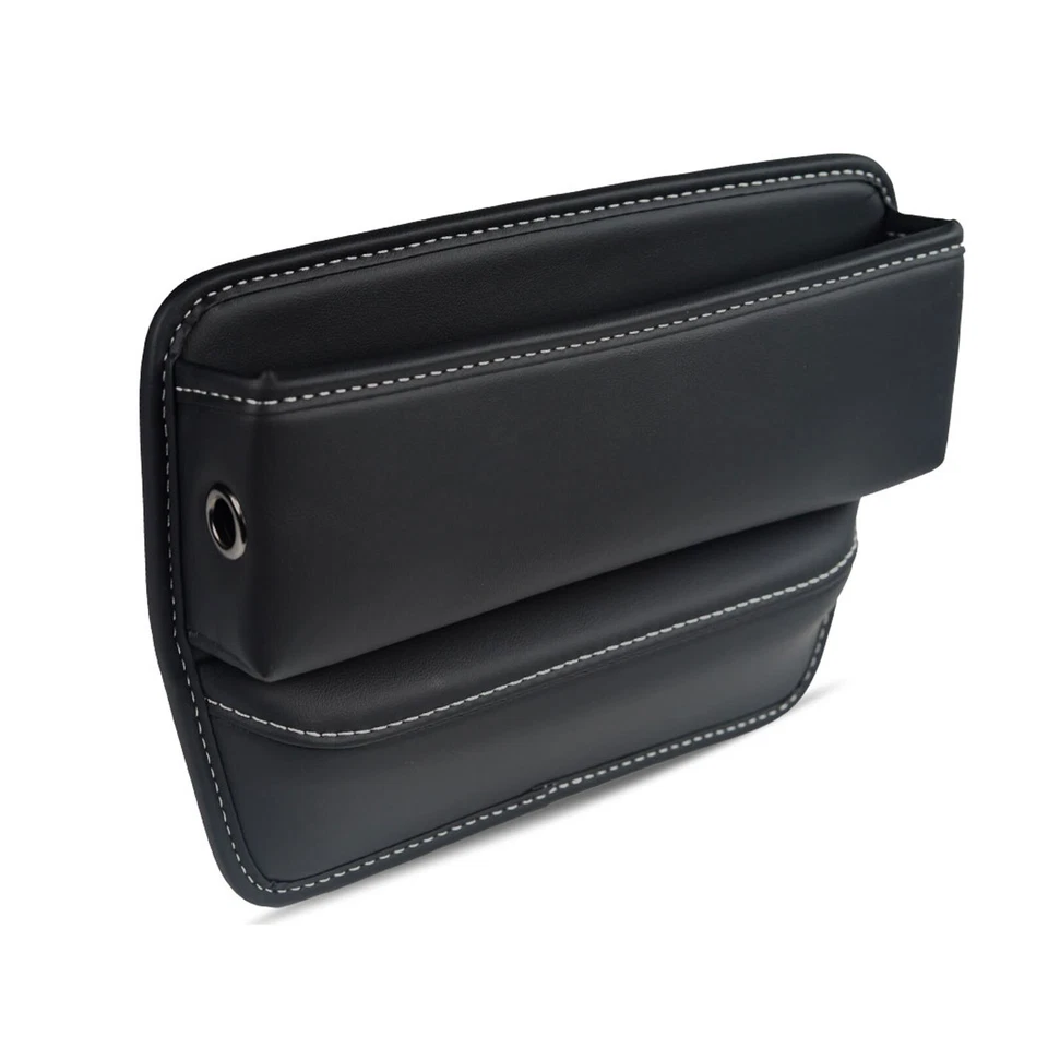 Car Seat Gap Filler Phone Holder Car Seat Gap Filler Phone Holder Storage Box W/ Cable Hole Organizer Accessories